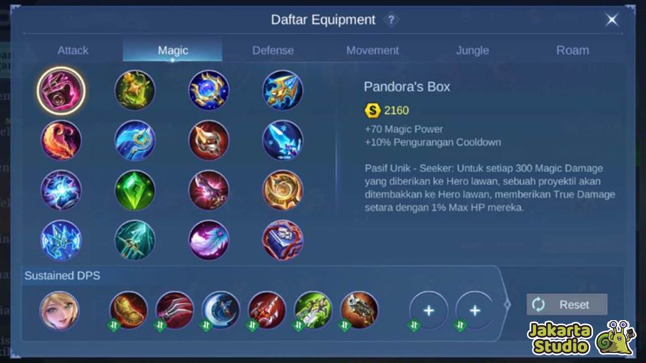 Item Roam Mobile Legends