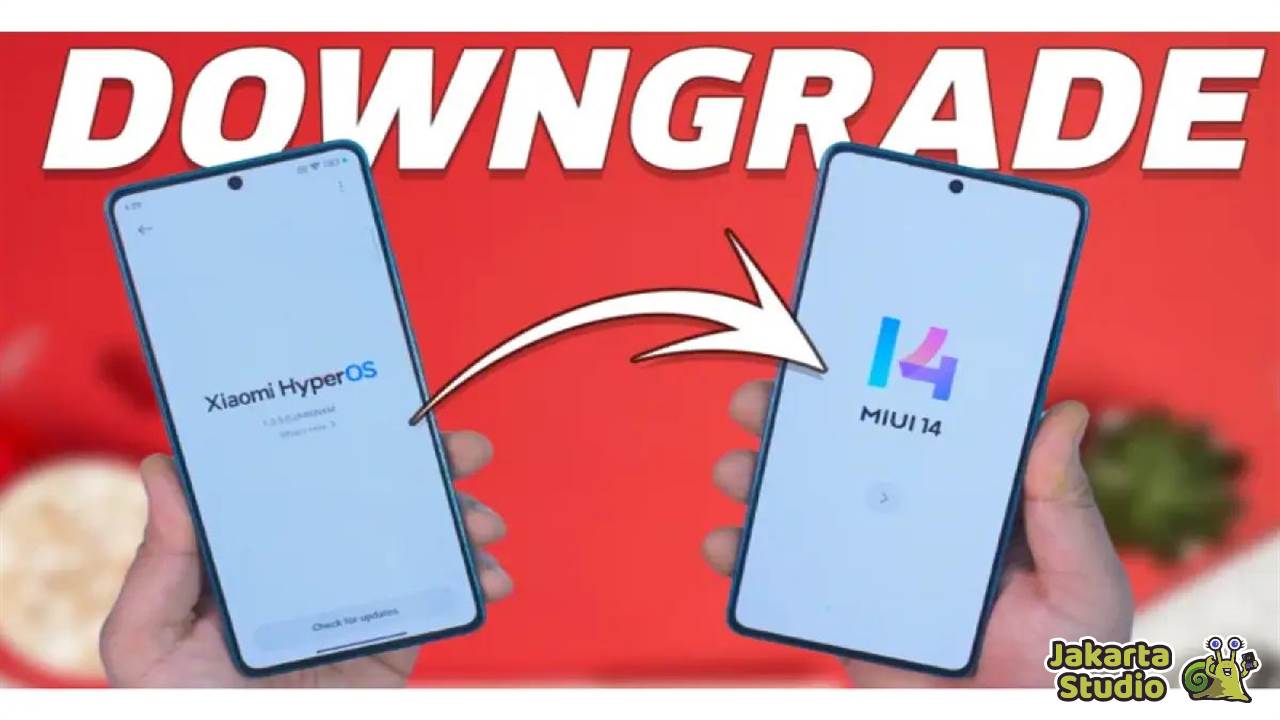 Cara Downgrade Versi MIUI