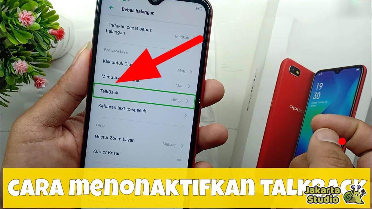 Cara Mematikan TalkBack Oppo 