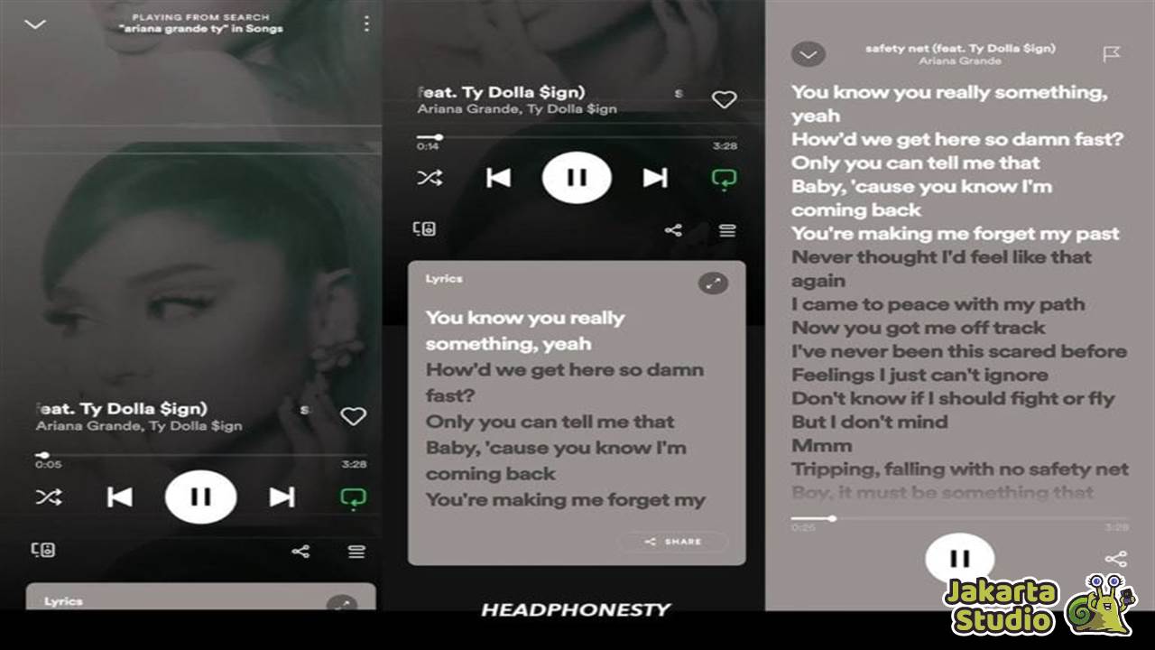 Cara Menampilkan Lirik Spotify