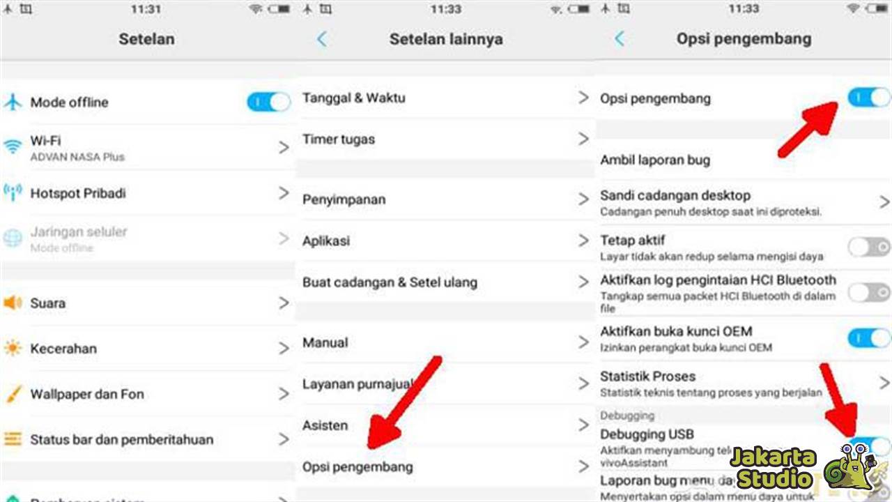 Cara Mengaktifkan Opsi Pengembang Vivo