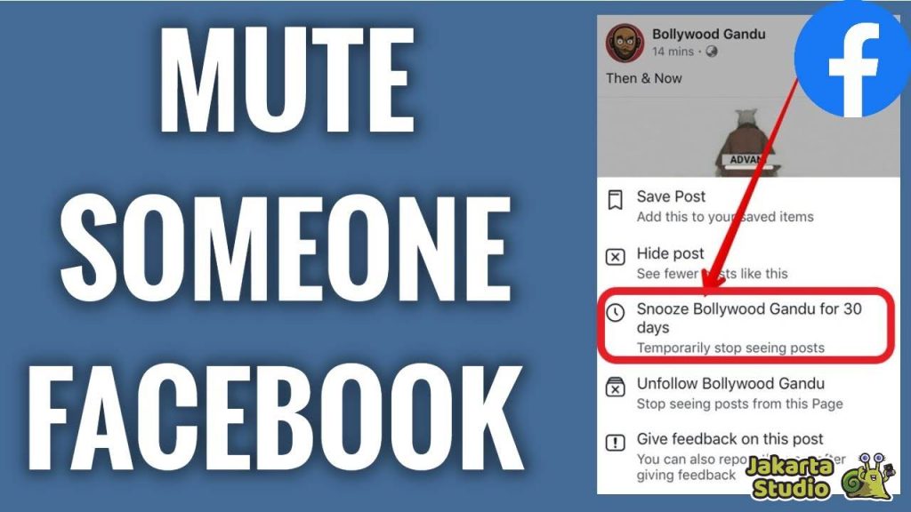 Fitur Snooze dan Mute Facebook