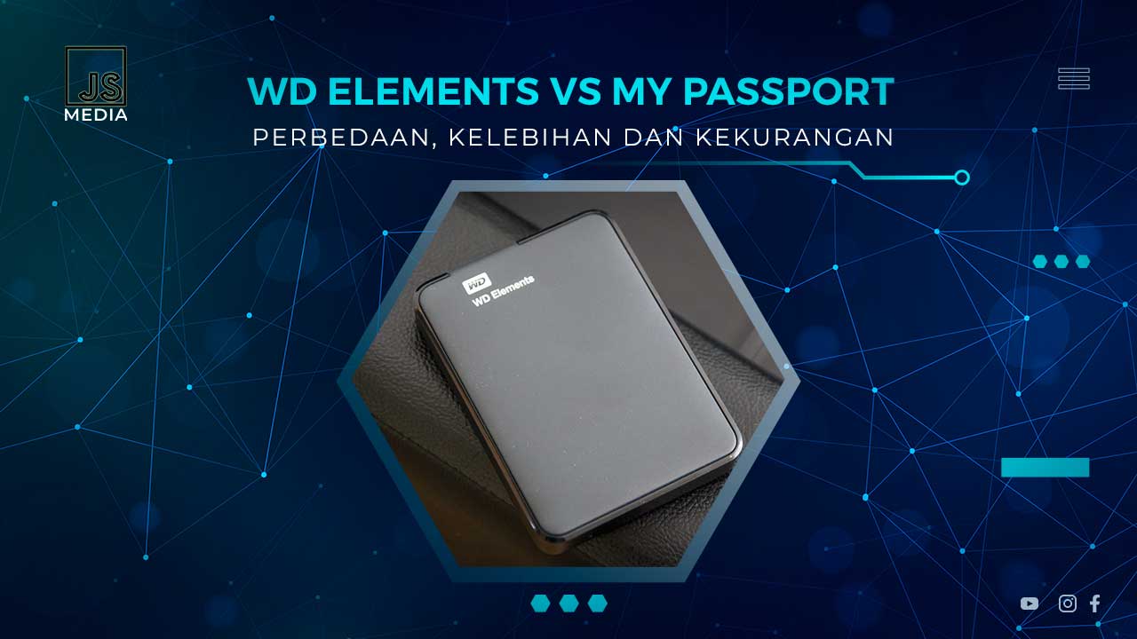WD Elements dan WD My Passport