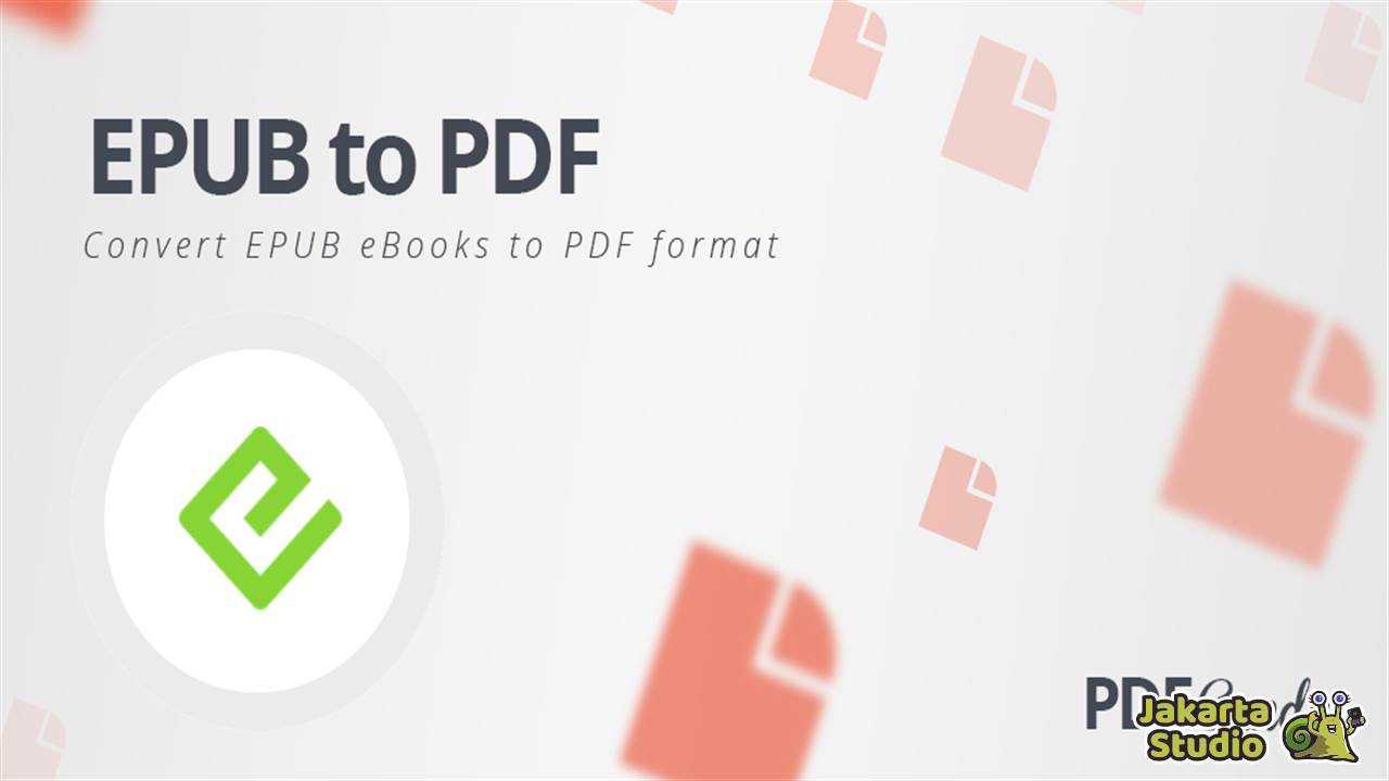 Cara Mengubah EPUB Menjadi PDF