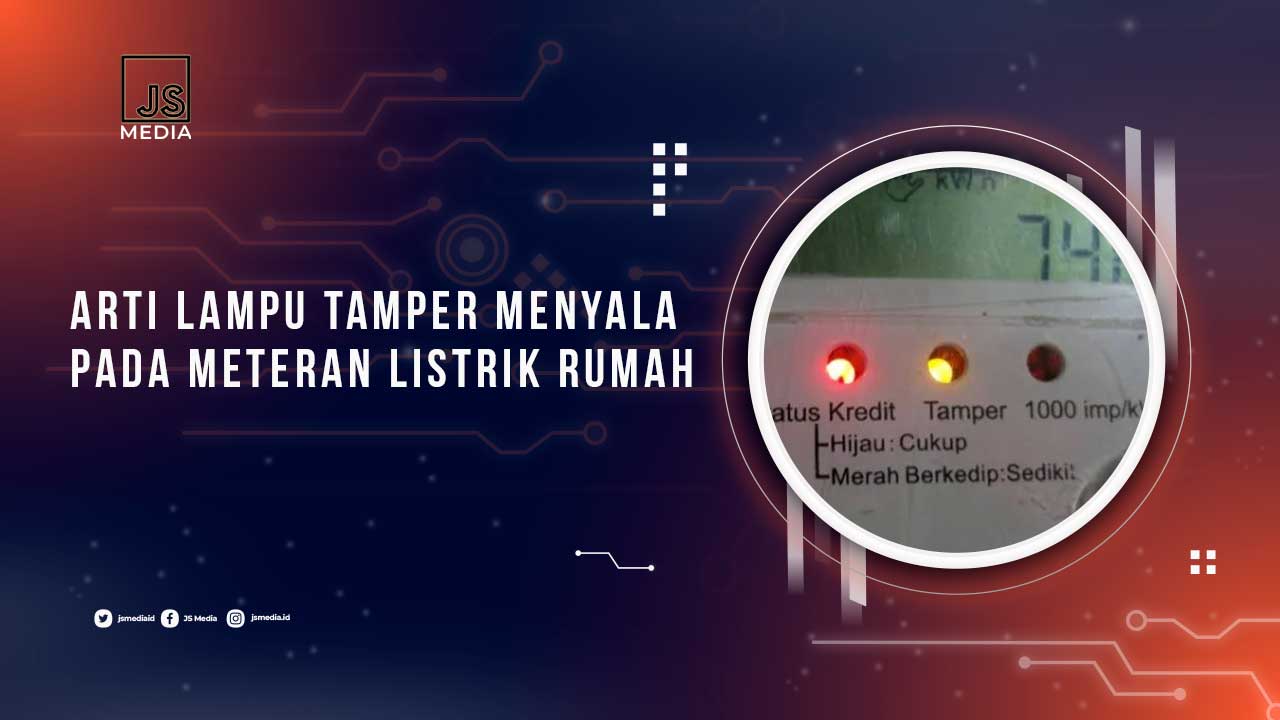 Lampu Tamper Meteran Nyala