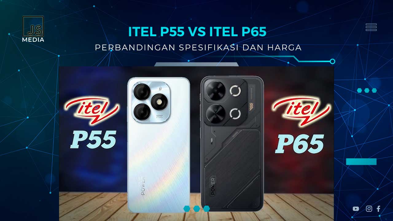 Perbandingan P55 NFC vs itel P65