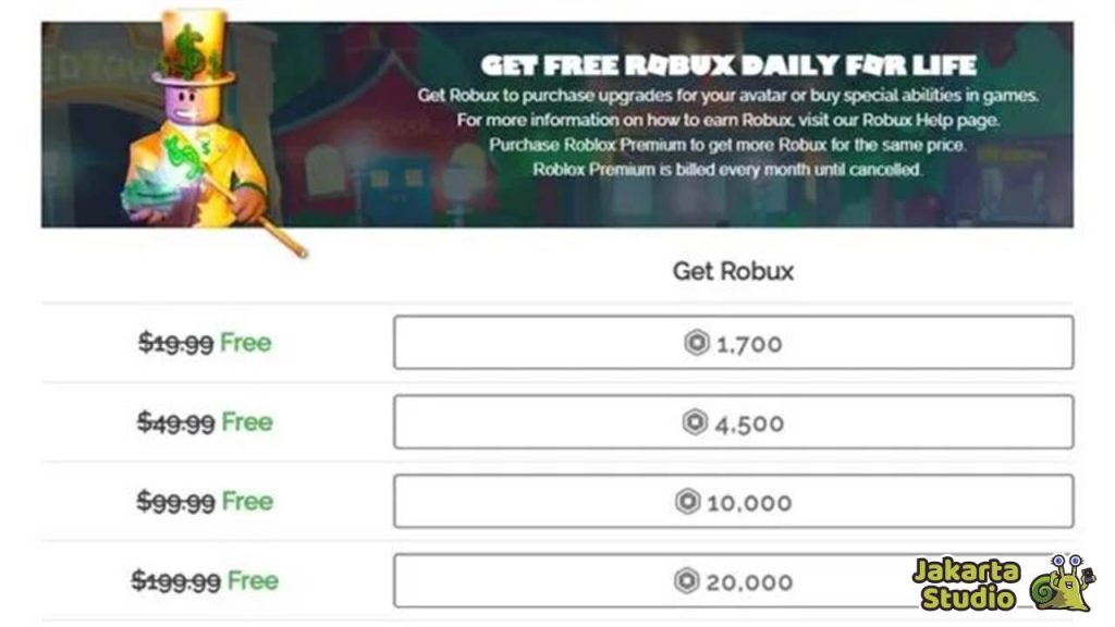 Robuxday Penghasil Robux Gratis