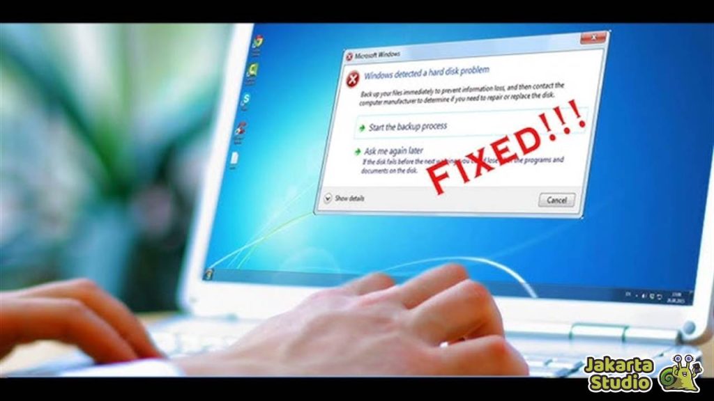 Solusi Windows Detected a Hard Disk Problem