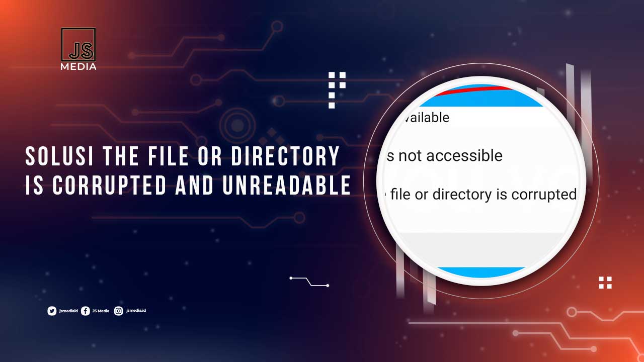 The File or Directory is Corrupted and Unreadable