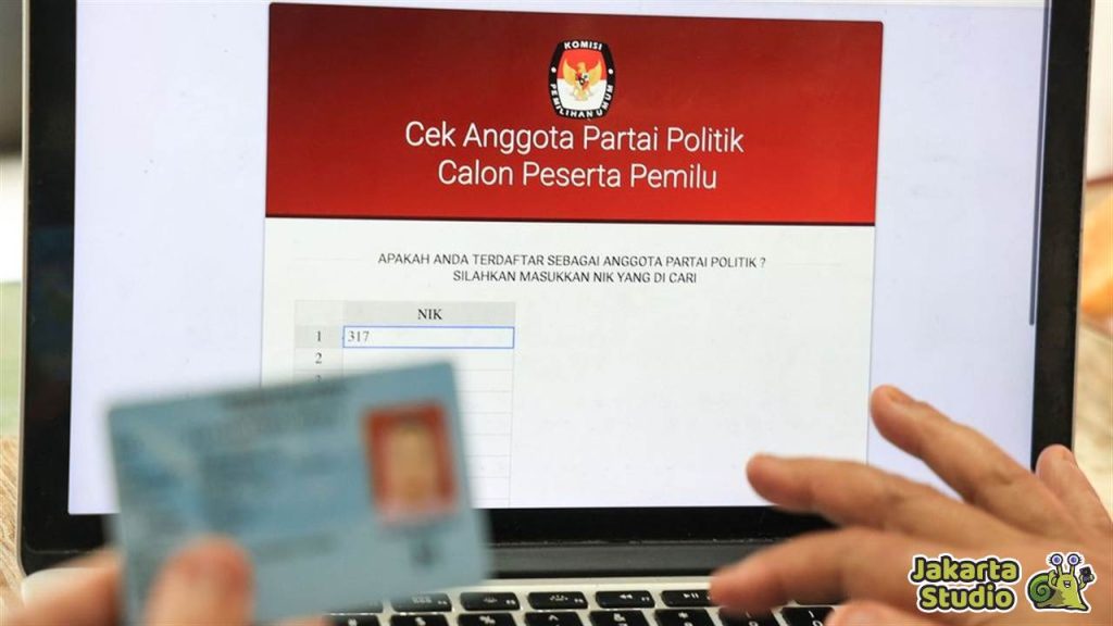 Cara Cek NIK Terdaftar Parpol