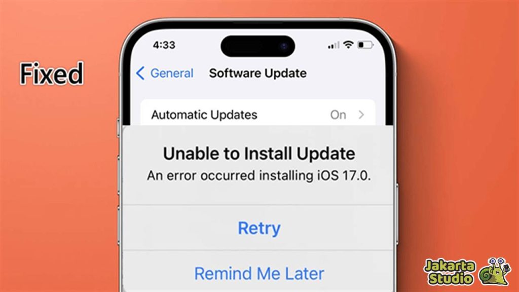 Update iOS Stuck