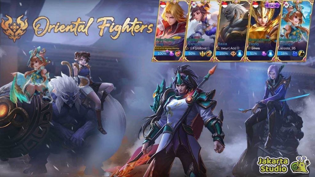 Hero Oriental Fighters MLBB