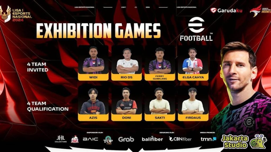 Jadwal eFootball Mobile Liga 1 Esports Nasional 2024