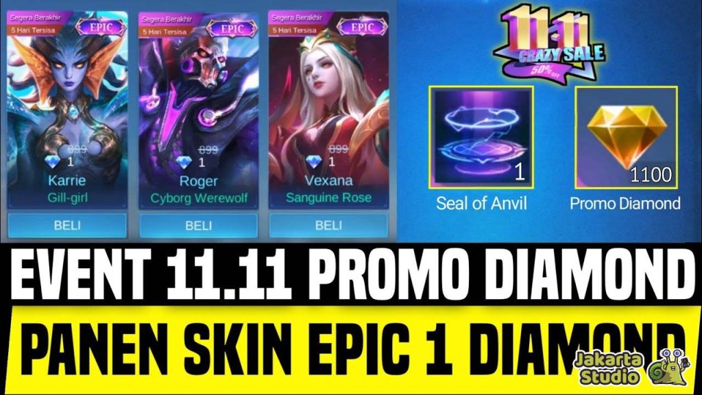 Mega Sale 11 11 Mobile Legends