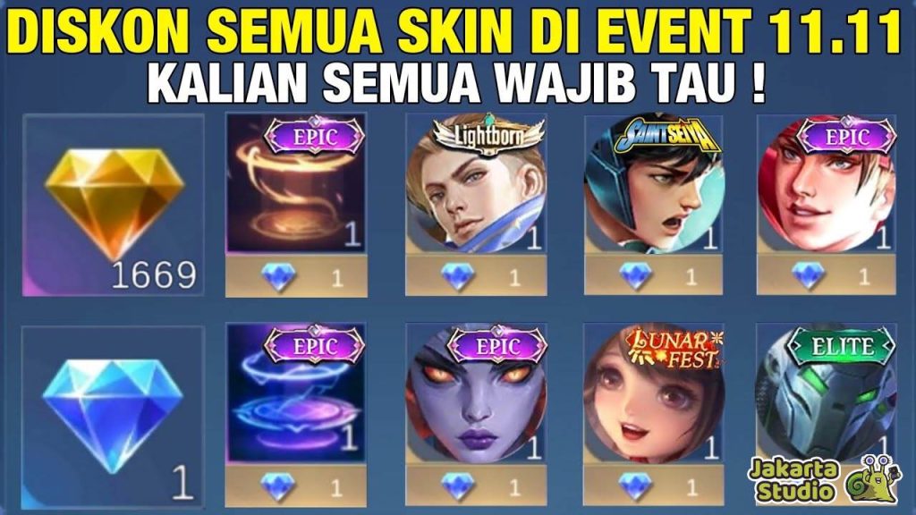 Mega Sale 11 11 Mobile Legends