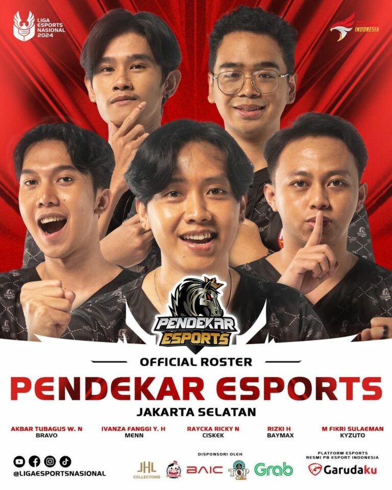 Roster Liga 1 Esports Nasional