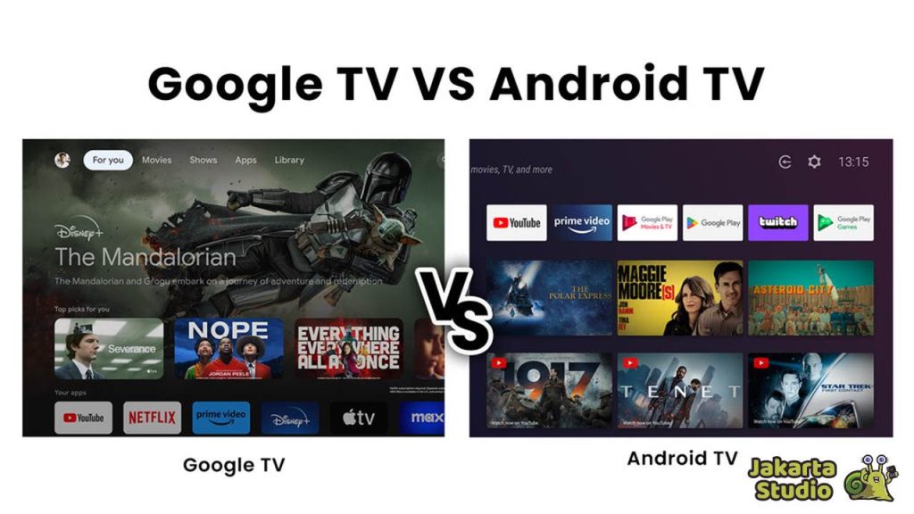 Perbedaan Android TV dan Google TV