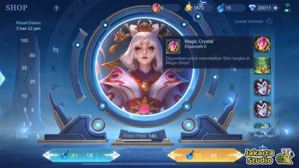 Skin Legend Magic Wheel MLBB