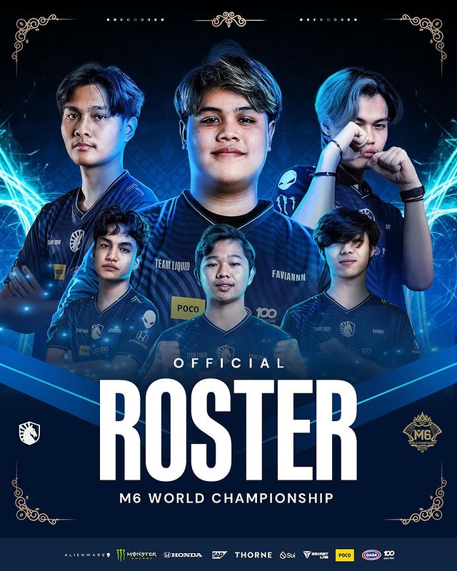 Roster Team Liquid ID M6