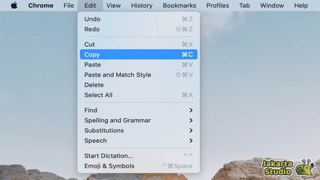 Cara Copy Paste di MAC