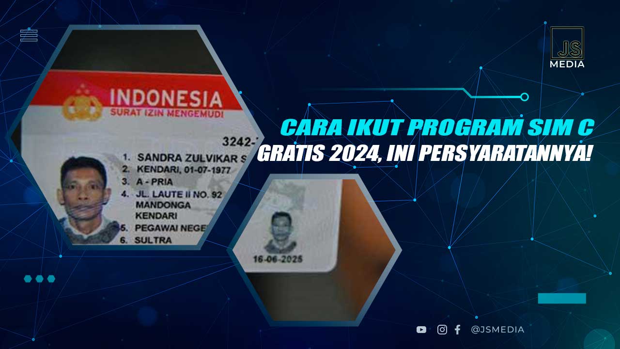 Cara Daftar Program SIM C Gratis 2024