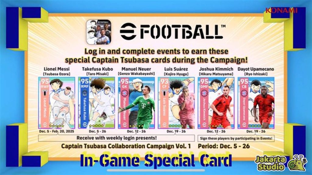 Kolaborasi eFootball x Captain Tsubasa