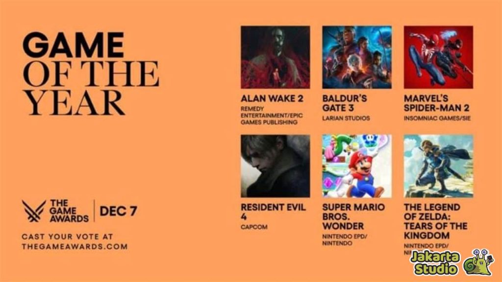 Nominasi The Game Awards 2024