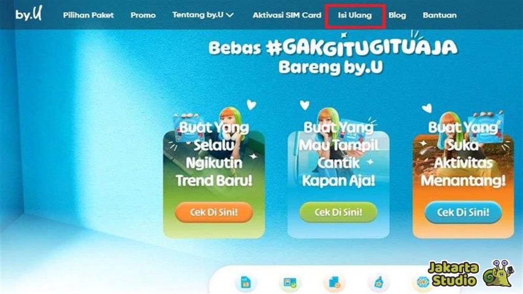 Beli Paket By U Tanpa Aplikasi