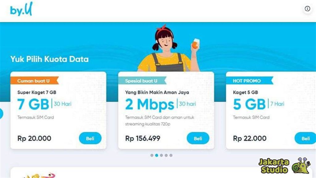 Beli Paket By U Tanpa Aplikasi