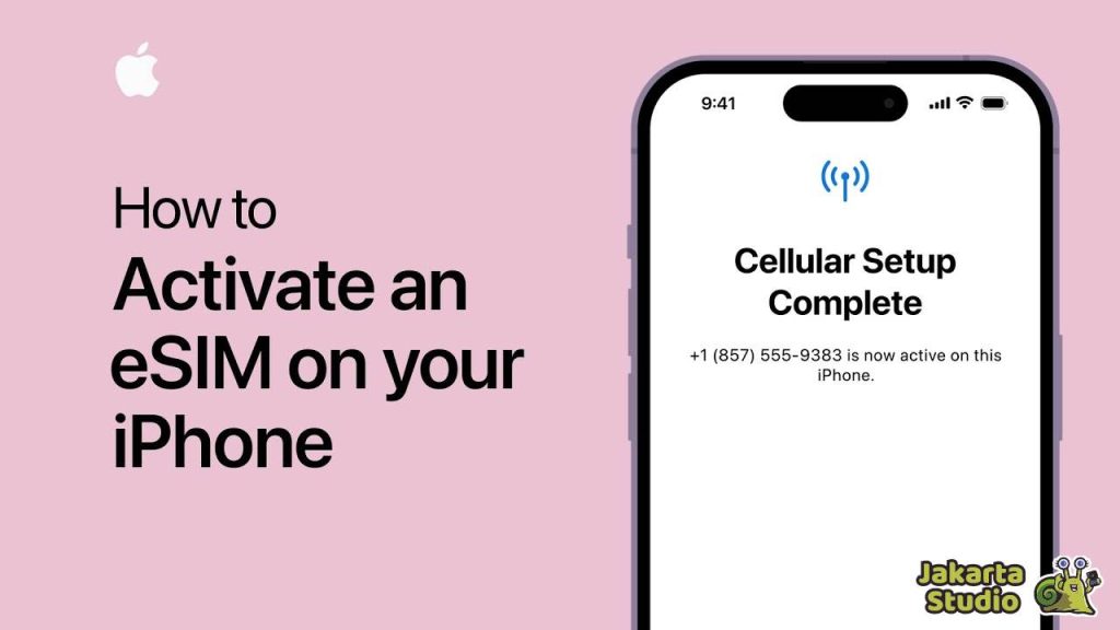 Cara Aktivasi eSIM iPhone