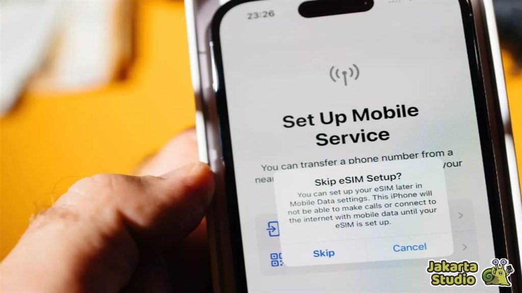 Cara Aktivasi eSIM iPhone