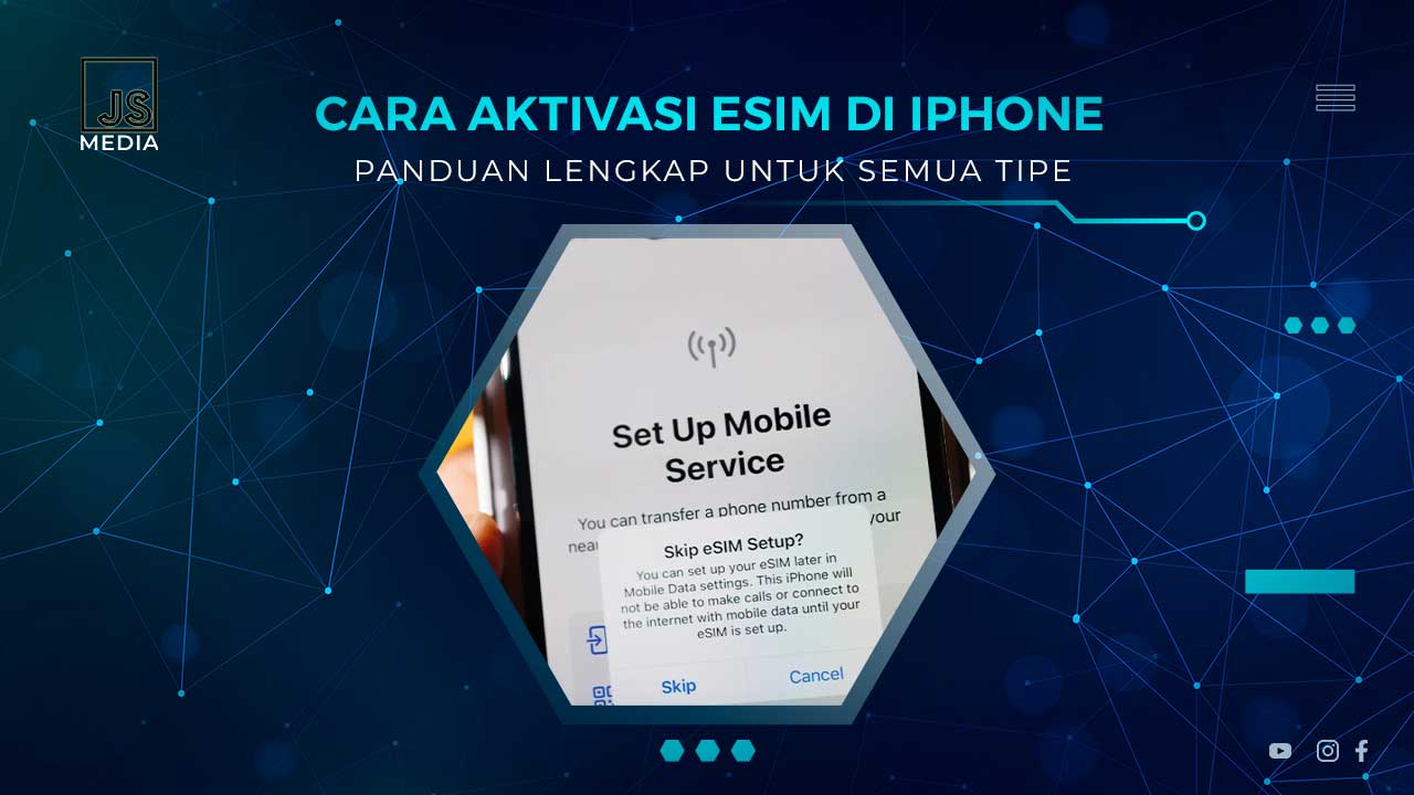 Cara Aktivasi eSIM iPhone