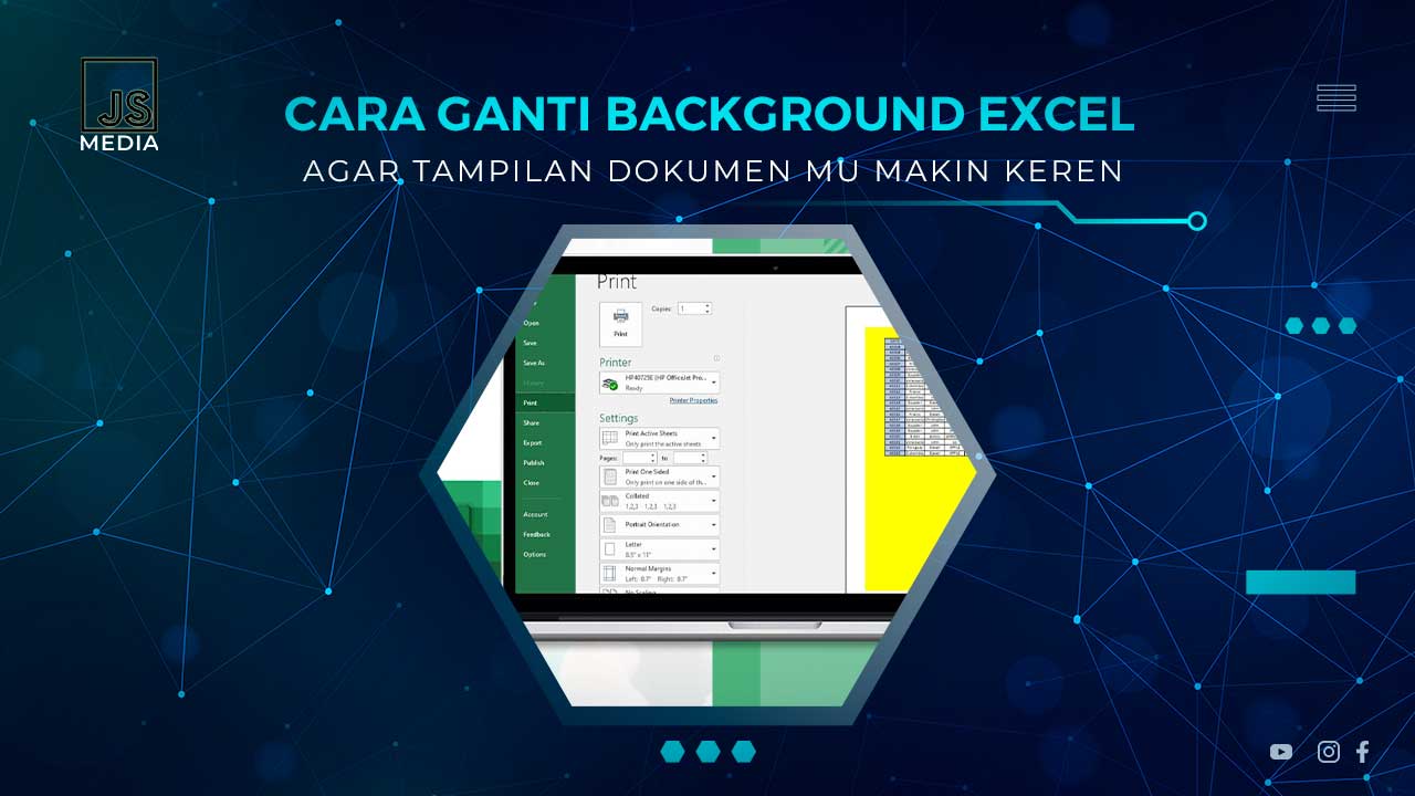 Cara Ganti Background Excel