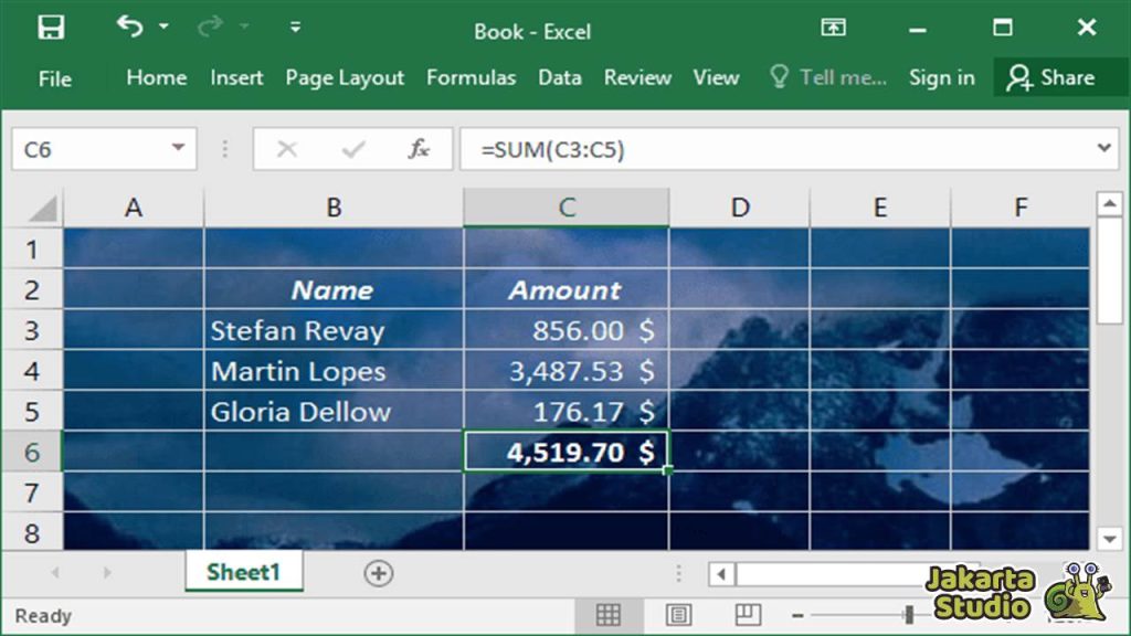 Cara Ganti Background Excel