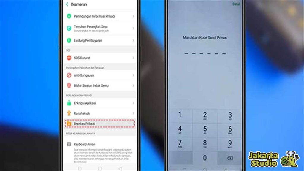 Cara Membuka Brankas Pribadi HP Oppo