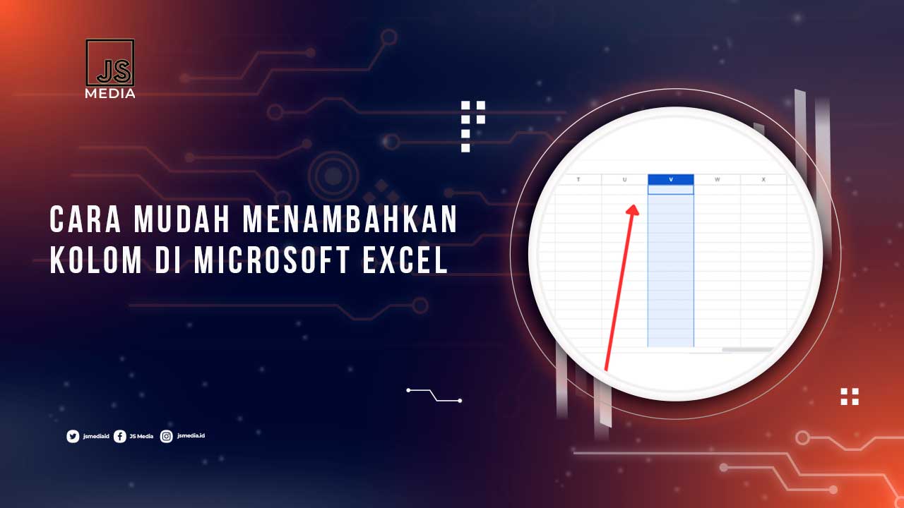 Cara Menambahkan Kolom Excel