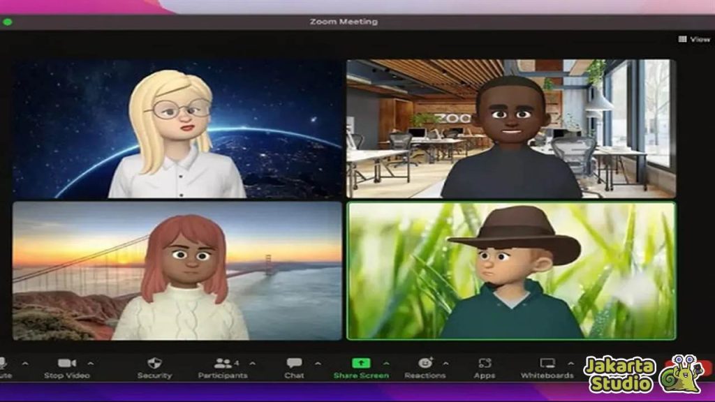 Cara Menggunakan Avatar di Zoom