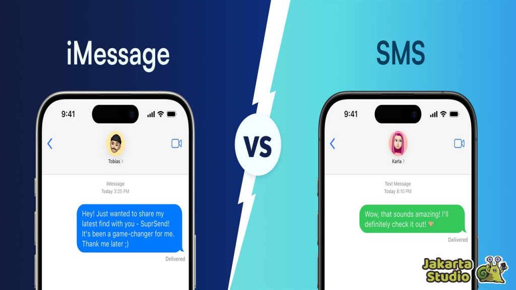 Perbedan SMS dan iMessage