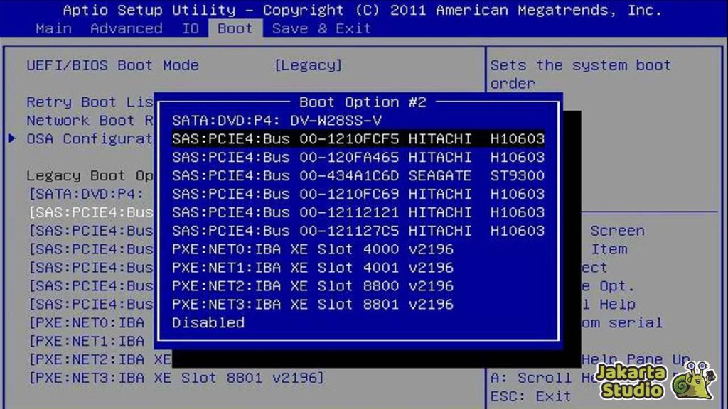 Solusi No Bootable Device