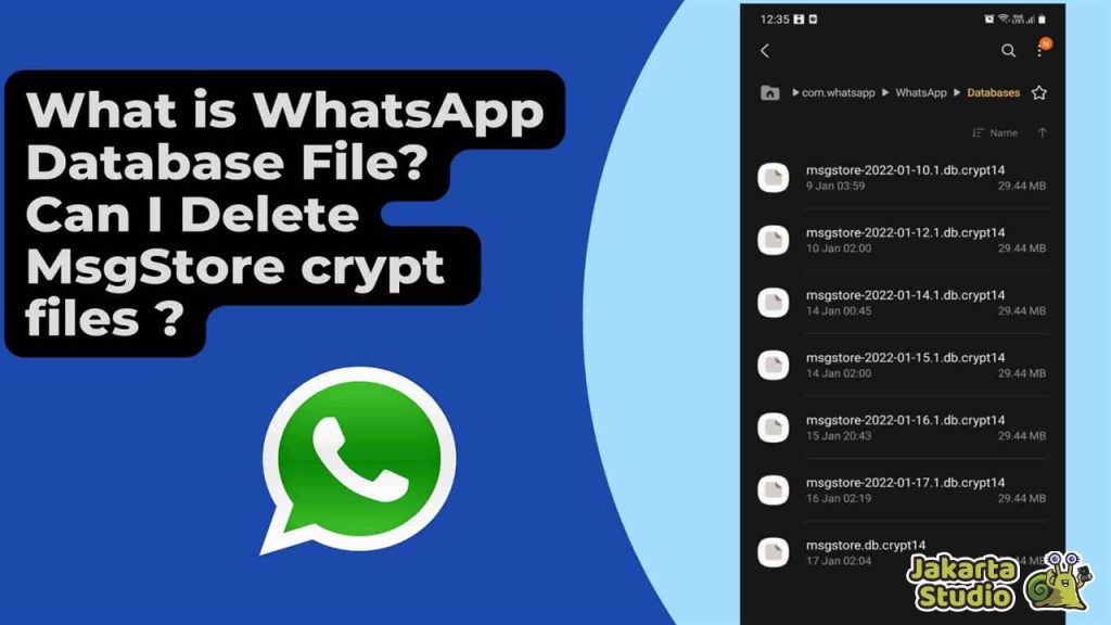 Apakah File msgstore WA Aman Dihapus