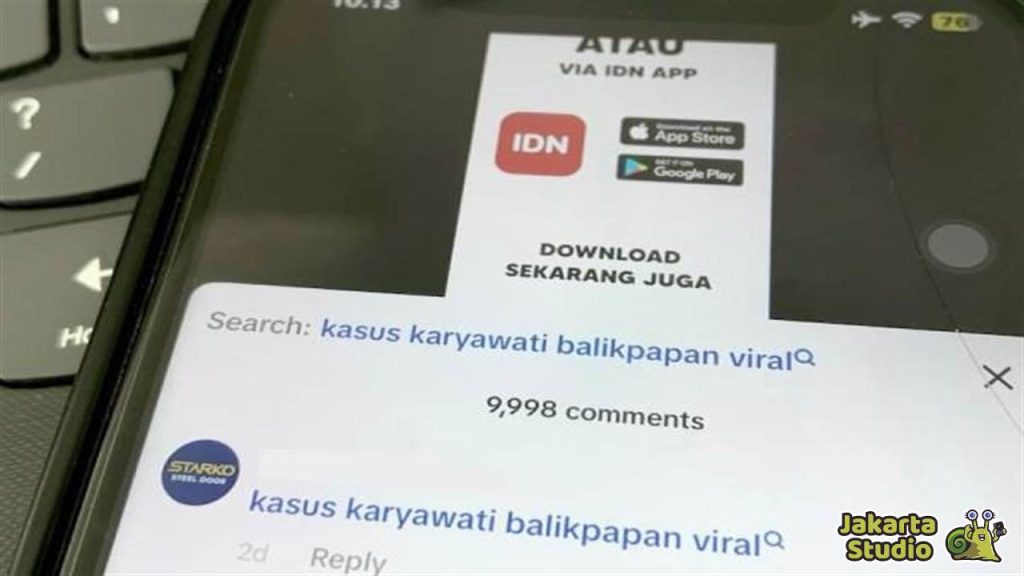 Cara Membuat Komentar Biru TikTok