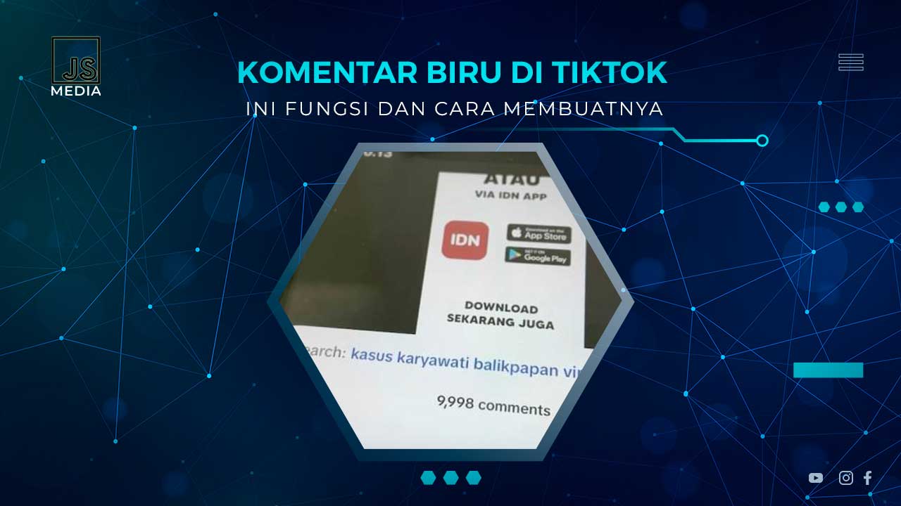 Cara Membuat Komentar Biru TikTok