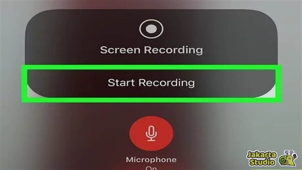 Cara Screen Record VC iPhone