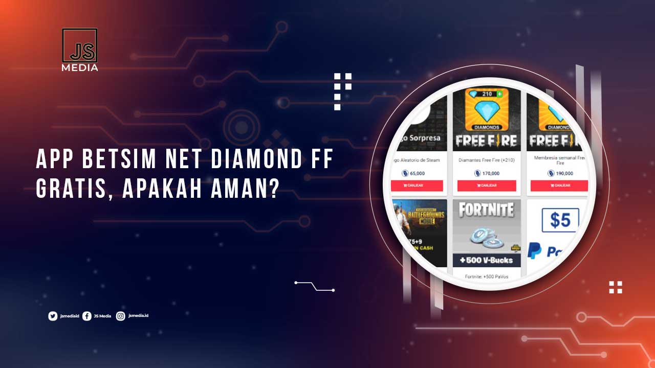 App Betsim Net Diamond FF Gratis