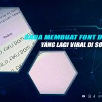 Cara Membuat Font Dom Jatim