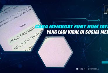 Cara Membuat Font Dom Jatim